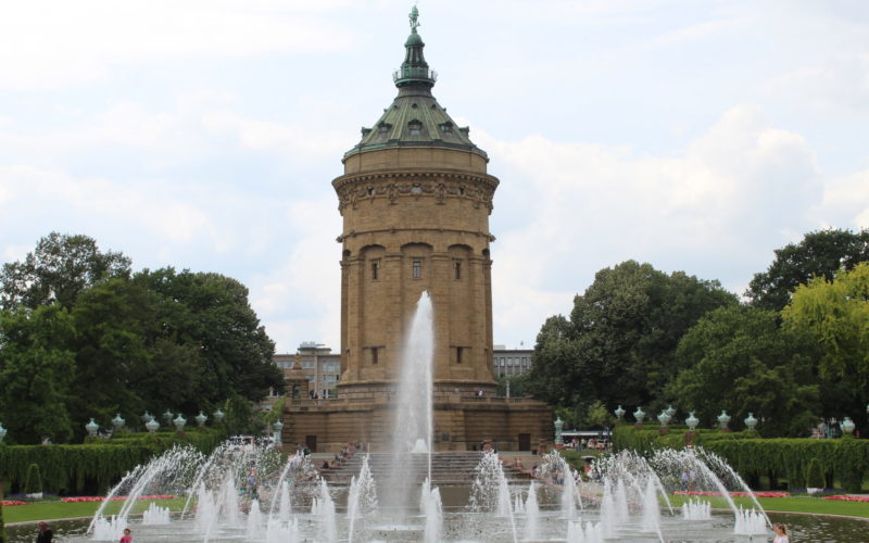 Wasserturm, die berühmteste Sehenswürdigkeit Mannheims