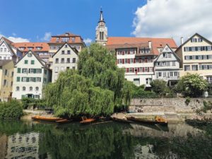 Stocherkahn fahren in Tübingen