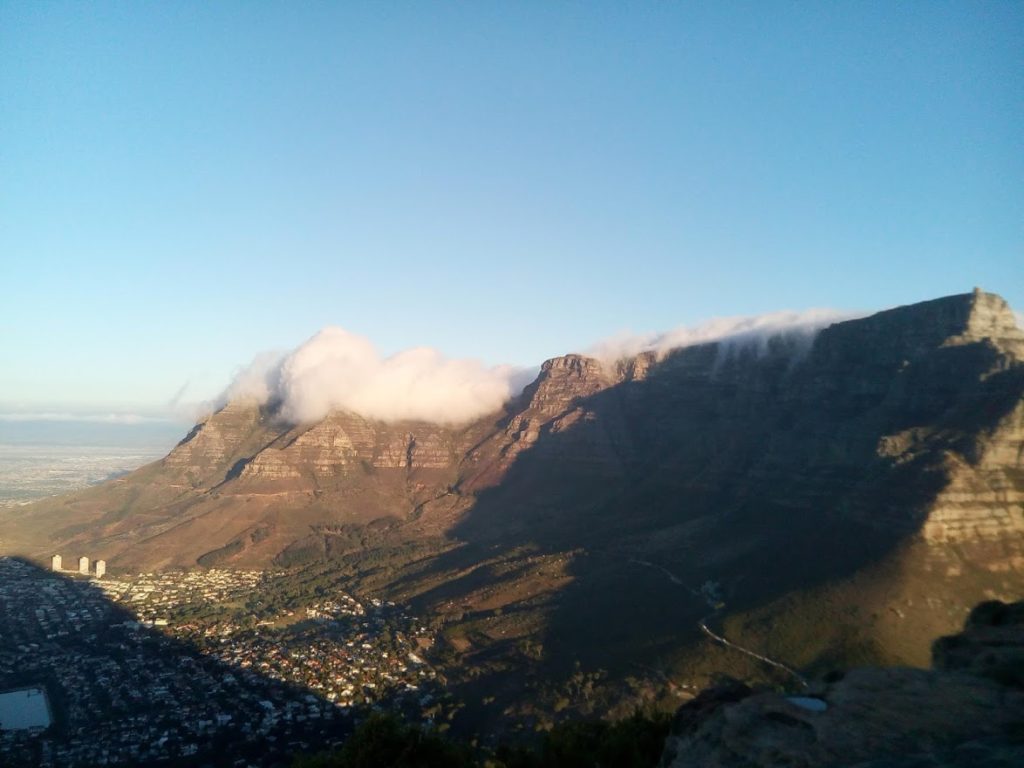 Blick vom Lion´s Head auf den Tafelberg