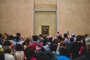 Die Mona Lisa lockt tausende Besucher an