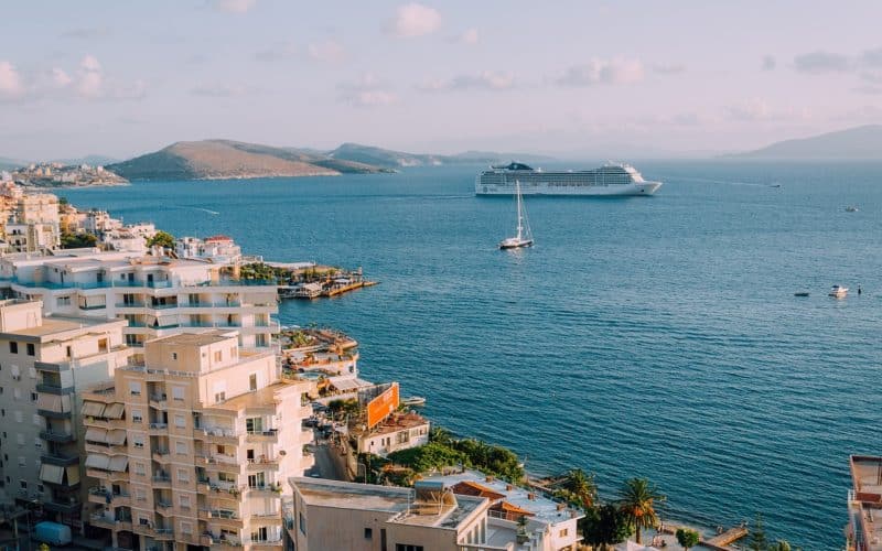 cruise, cruise ship, sea