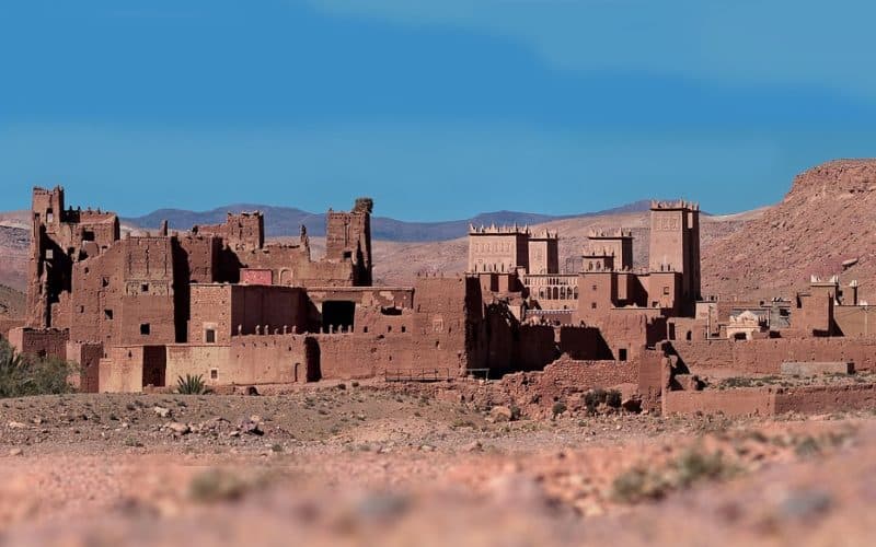 morocco, kasbah, desert