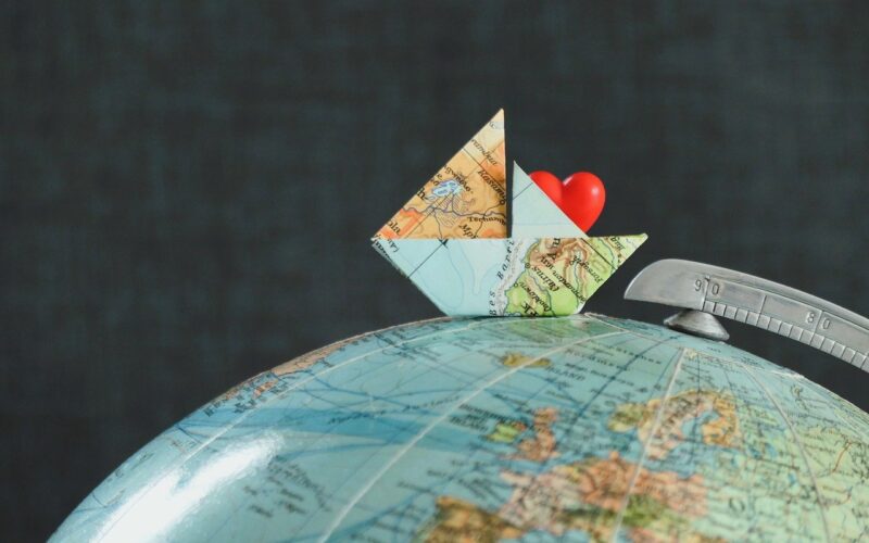 globe, ship, nature, exploration, to travel, heart, adventure, world, explore, vacation, sea, water, wedding, sail, world travel, vacations, plane, coupon, wanderlust